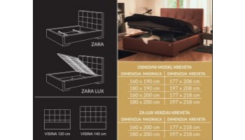 Hespo krevet Zara LUX